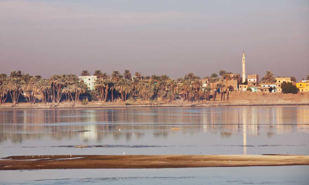 Río Nilo Mar Mediterráneo